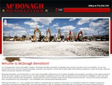 Tablet Screenshot of mcdonaghdemo.com